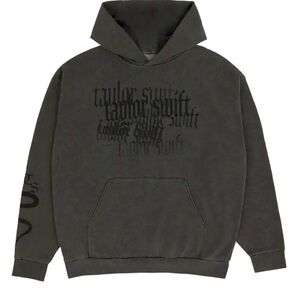 Taylor swift official merch reputation there will be no explanation grey hoodie